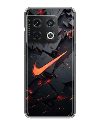 Чохол для OnePlus 10 Pro з картинкою «Nike — ефект розломів»