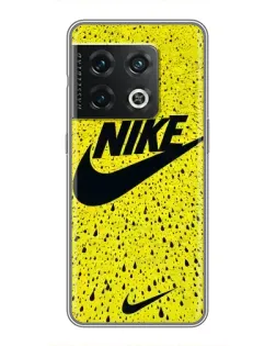 Чохол для OnePlus 10 Pro з картинкою «Жовтий текстурний Nike»