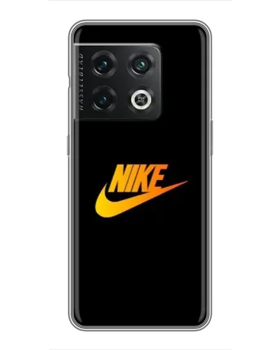 Чохол для OnePlus 10 Pro з картинкою «Золотий логотип Nike»