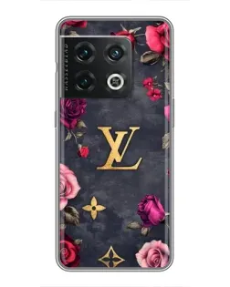 Чохол для OnePlus 10 Pro з картинкою «Квітковий Louis Vuitton»