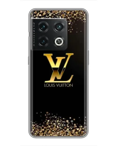 Чохол для OnePlus 10 Pro з картинкою «LV — золоті іскри»