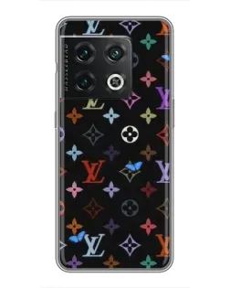 Чохол для OnePlus 10 Pro з картинкою «Кольорова монограма LV»