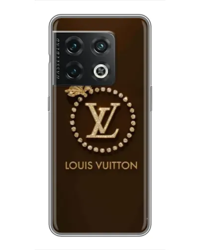 Чохол для OnePlus 10 Pro з картинкою «LV — золота печатка»