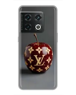 Чохол для OnePlus 10 Pro з картинкою «Червоне яблуко LV»