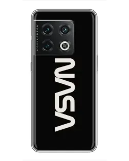Чохол для OnePlus 10 Pro з картинкою «NASA — вертикальний логотип»