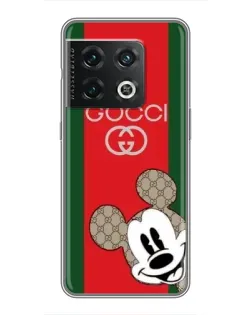 Чохол для OnePlus 10 Pro з картинкою «Gucci — смуги та Міккі»