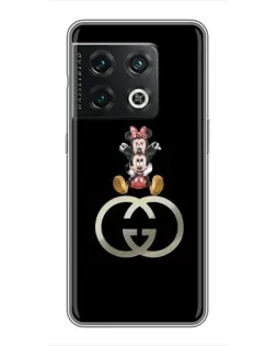 Чохол для OnePlus 10 Pro з картинкою «Мінні Маус на лого»
