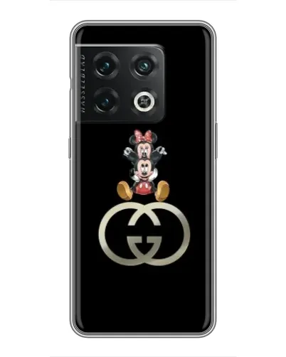 Чохол для OnePlus 10 Pro з картинкою «Мінні Маус на лого»