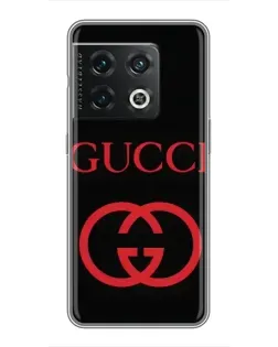 Чохол для OnePlus 10 Pro з картинкою «Gucci — червоний логотип»