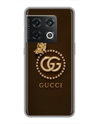 Чохол для OnePlus 10 Pro з картинкою «Gucci — золотий метелик»