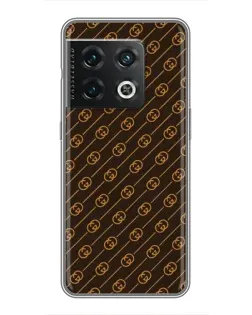 Чохол для OnePlus 10 Pro з картинкою «Gucci — золоті діагоналі»