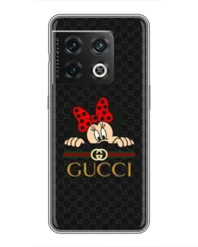 Чохол для OnePlus 10 Pro з картинкою «Мінні Маус Gucci — чорний»