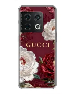 Чехол для OnePlus 10 Pro с картинкой «Gucci — бордовые розы»