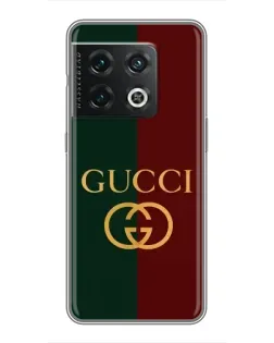 Чехол для OnePlus 10 Pro с картинкой «Gucci — темно-зеленый градиент»