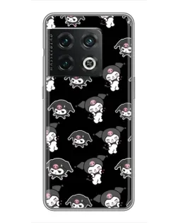 Чохол для OnePlus 10 Pro з картинкою «Чорний паттерн Kuromi»