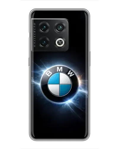 Чохол для OnePlus 10 Pro з картинкою «BMW — неонове сяйво»