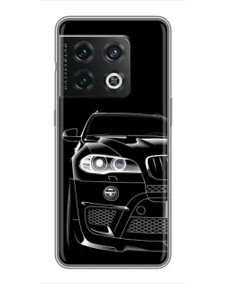 Чохол для OnePlus 10 Pro з картинкою «Темний силует BMW»