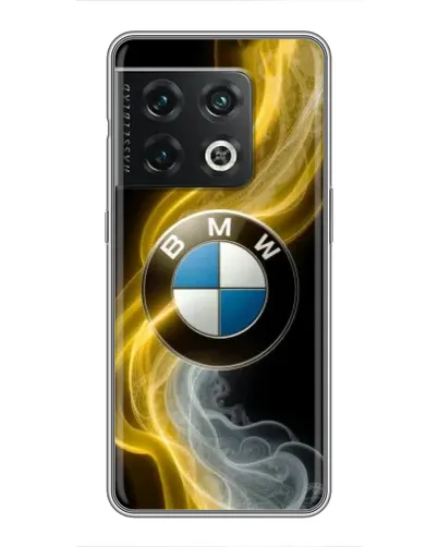Чохол для OnePlus 10 Pro з картинкою «Золотистий дим BMW»