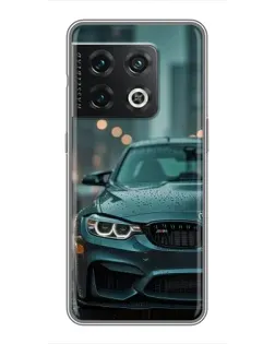 Чохол для OnePlus 10 Pro з картинкою «BMW у вогнях міста»