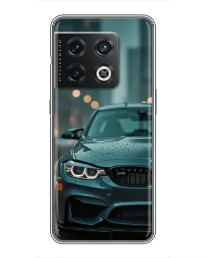 Чохол для OnePlus 10 Pro з картинкою «BMW у вогнях міста»