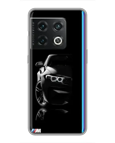 Чохол для OnePlus 10 Pro з картинкою «Силует BMW в темряві»