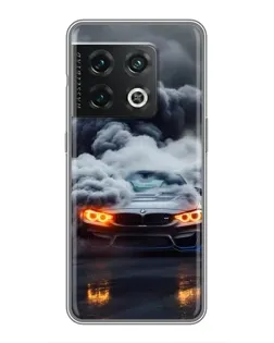 Чохол для OnePlus 10 Pro з картинкою «BMW у диму»