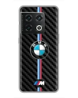 Чохол для OnePlus 10 Pro з картинкою «Емблема BMW та карбон»