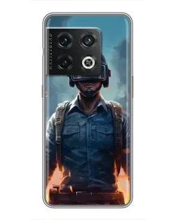 Чехол для OnePlus 10 Pro с картинкой «PUBG — реалистичный герой»