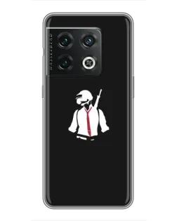Чехол для OnePlus 10 Pro с картинкой «PUBG — силуэт воина»