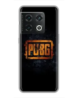 Чехол для OnePlus 10 Pro с картинкой «PUBG — золотой логотип»