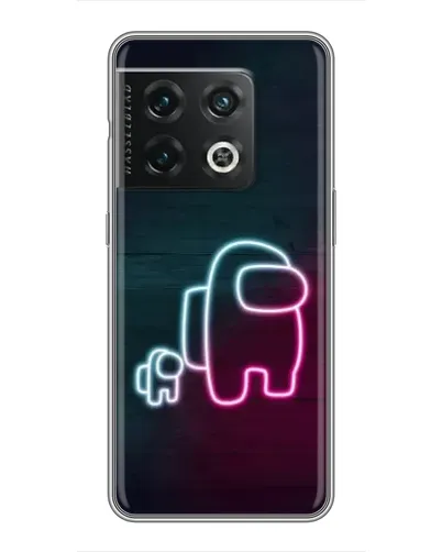 Чехол для OnePlus 10 Pro с картинкой «Among Us неон-арт»