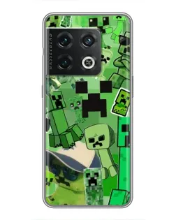 Чехол для OnePlus 10 Pro с картинкой «Криперы Minecraft» Чехол для OnePlus 10 Pro с картинкой «Криперы Minecraft»