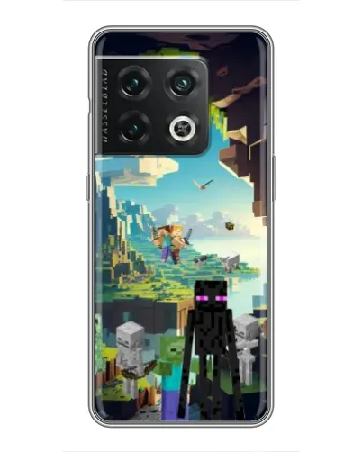 Чехол для OnePlus 10 Pro с картинкой «Эндермен в лесу»