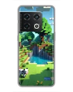 Чехол для OnePlus 10 Pro с картинкой «Minecraft летний день»