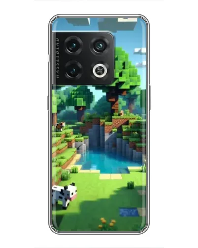 Чехол для OnePlus 10 Pro с картинкой «Minecraft летний день»
