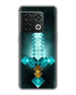 Чехол для OnePlus 10 Pro с картинкой «Алмазный меч неон»