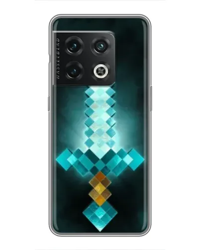 Чехол для OnePlus 10 Pro с картинкой «Алмазный меч неон»