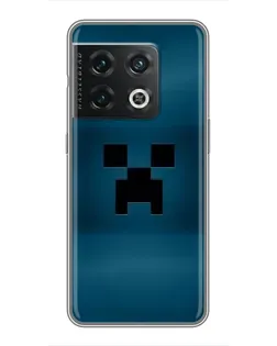 Чехол для OnePlus 10 Pro с картинкой «Крипер текстура»
