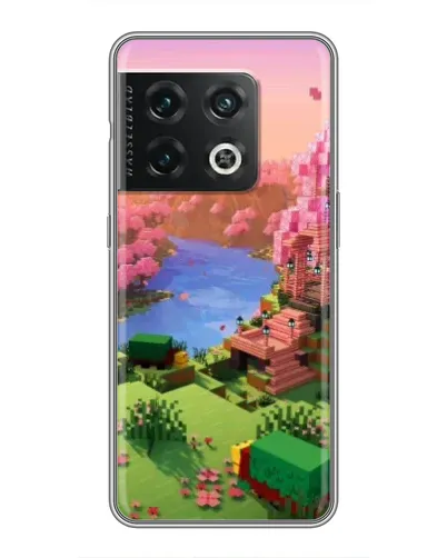 Чехол для OnePlus 10 Pro с картинкой «Розовое дерево Minecraft»