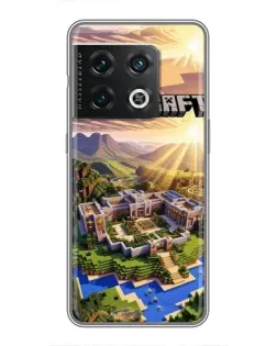 Чехол для OnePlus 10 Pro с картинкой «Minecraft панорама»