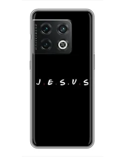 Чехол для OnePlus 10 Pro с картинкой «Точки веры J.E.S.U.S.»