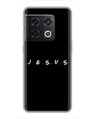 Чехол для OnePlus 10 Pro с картинкой «Точки веры J.E.S.U.S.»