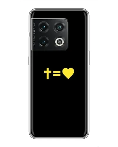 Чехол для OnePlus 10 Pro с картинкой «Сердце и Крест»