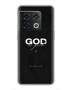 Чехол для OnePlus 10 Pro с картинкой «GOD — Бог над всем»