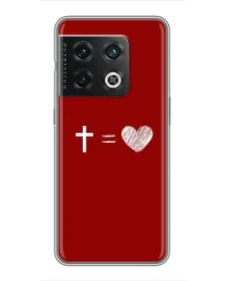 Чехол для OnePlus 10 Pro с картинкой «Уравнение любви»