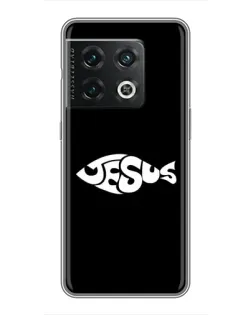 Чехол для OnePlus 10 Pro с картинкой «Рыба Jesus»