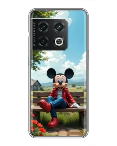 Чохол для OnePlus 10 Pro з картинкою «Міккі на лавці»