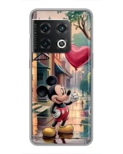 Чохол для OnePlus 10 Pro з картинкою «Міккі та кулька-серце»