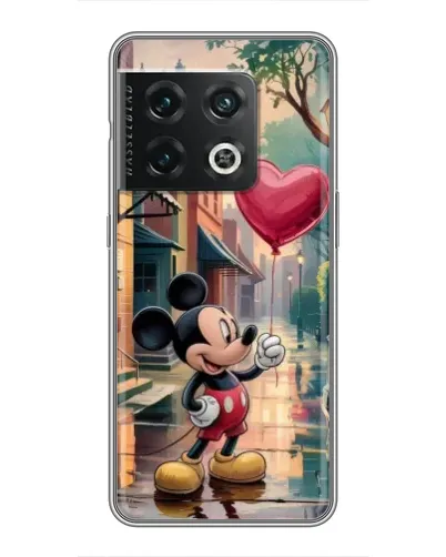 Чохол для OnePlus 10 Pro з картинкою «Міккі та кулька-серце»