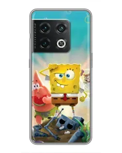 Чехол для OnePlus 10 Pro с картинкой «Спанч Боб победитель»